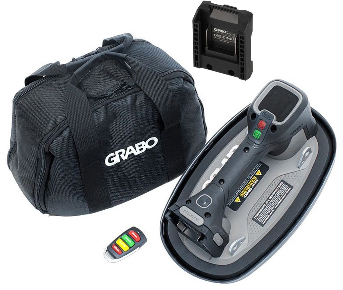 Grabo Pro Brushless in Tas met Makita 18V accu aansluiting