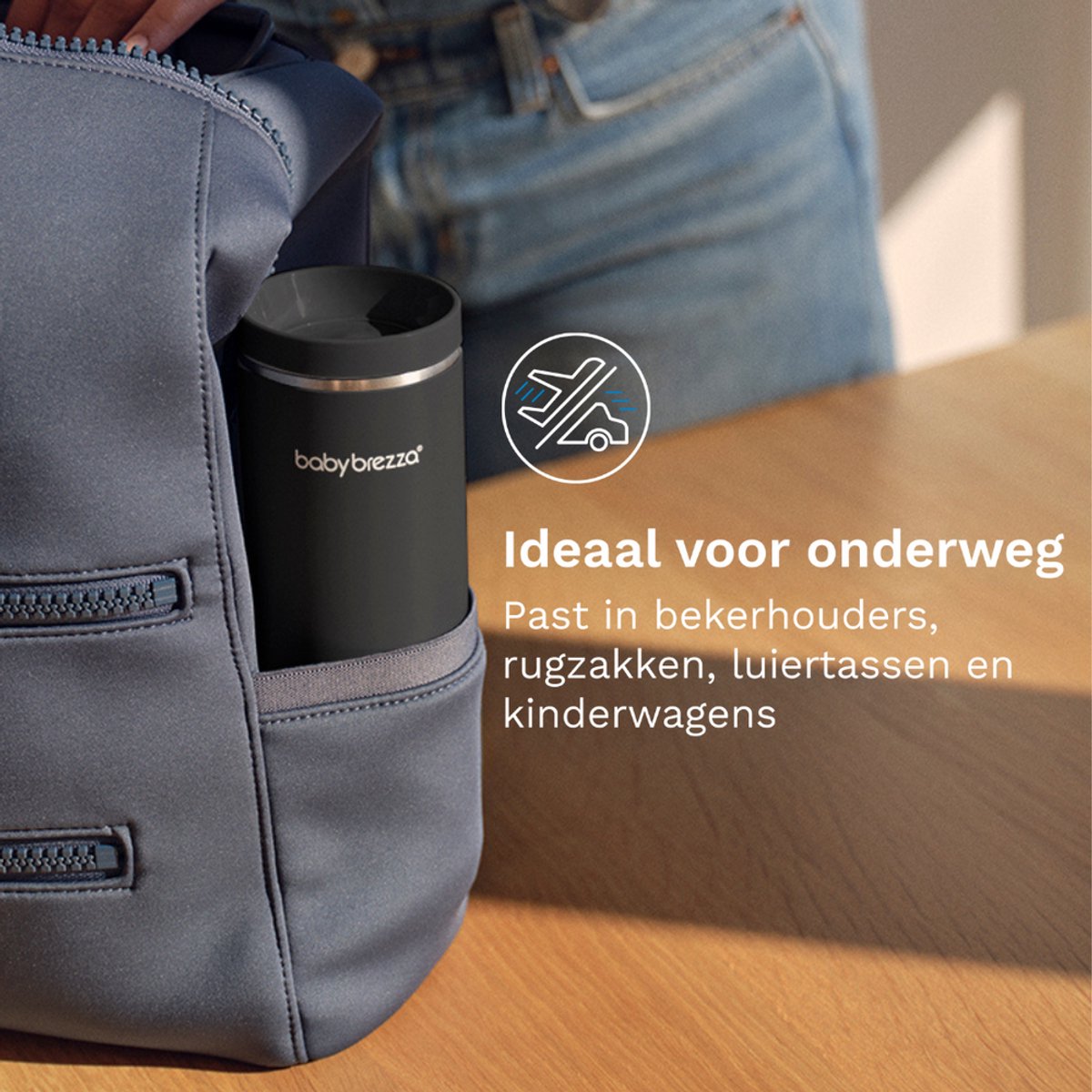 Baby Baby Brezza Draagbare Flessenwarmer - Snel & Veilig thumbnail 5