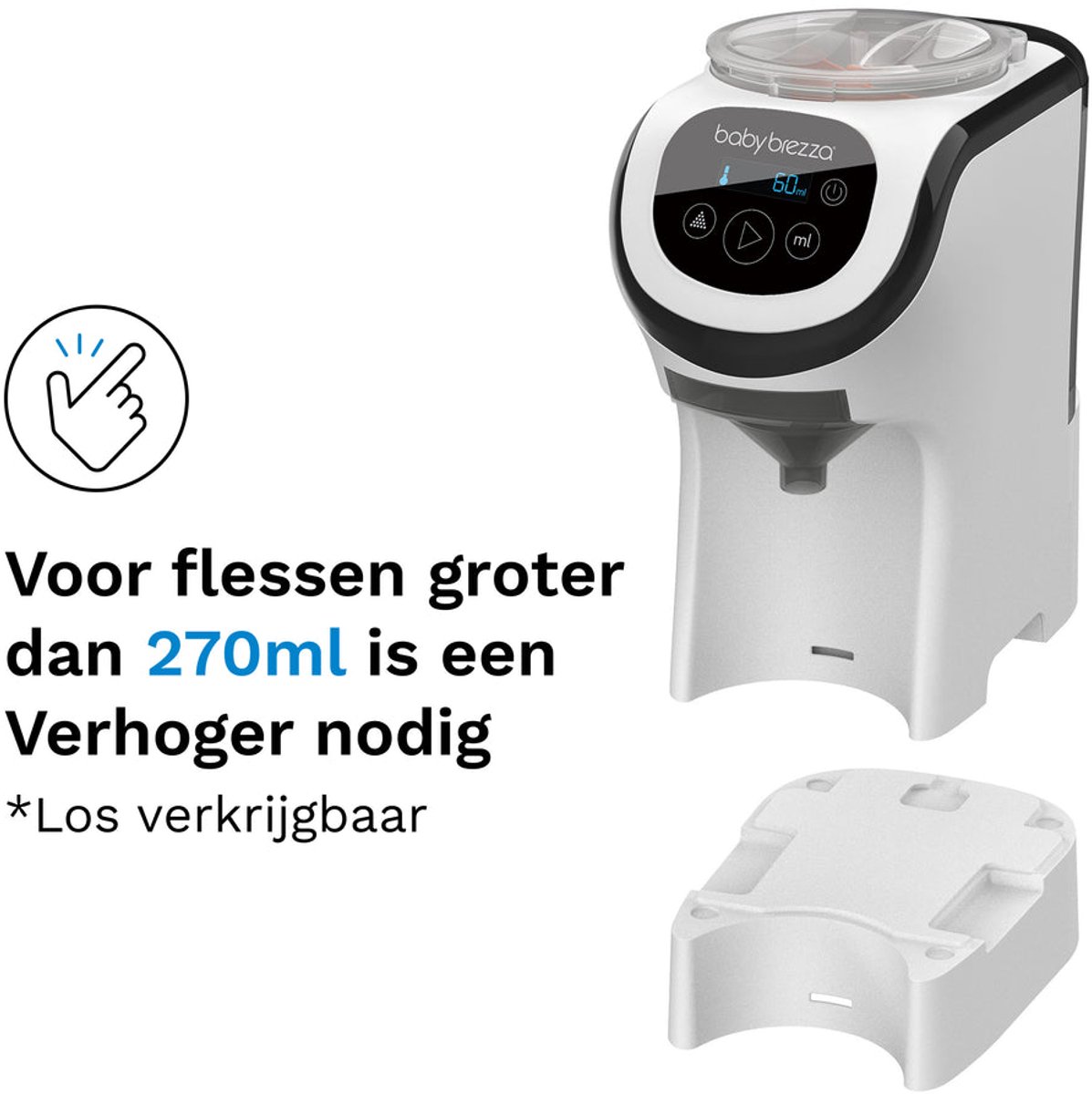 Baby Brezza Formula Pro Mini - Compacte Flesvoeding Maker - Wit thumbnail 5