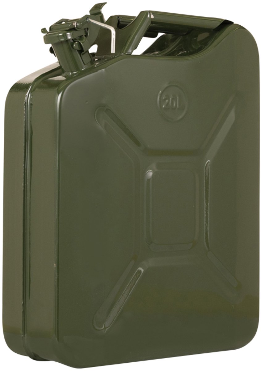 Jerrycan metaal 20 liter gevaarlijke vloeistoffen - TOPGEAR