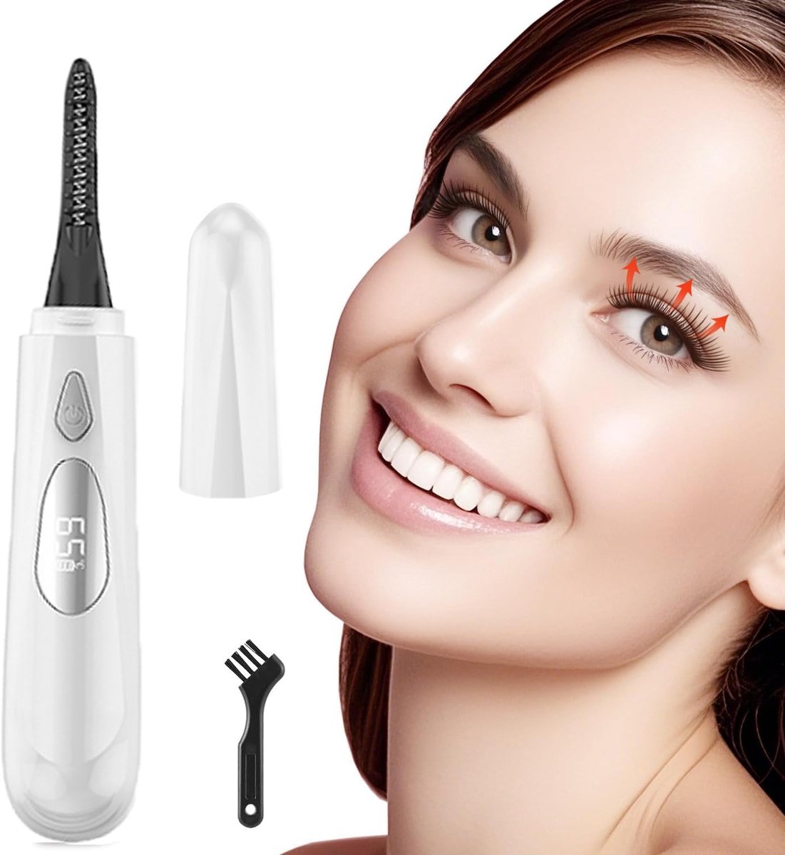 Verwarmde Wimperkruller - Elektrische Kruller - Make-up Aanbrengen - Snel Verwarmend - 16cm