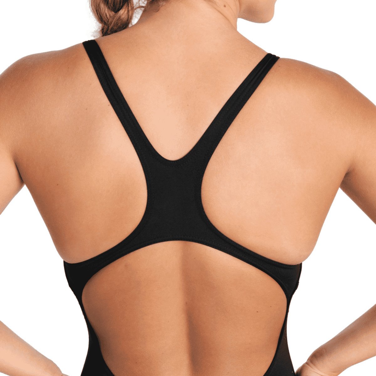 ARENA | W Team Swimsuit Swim Pro Solid black - white (Maat - 32) — afbeelding 14