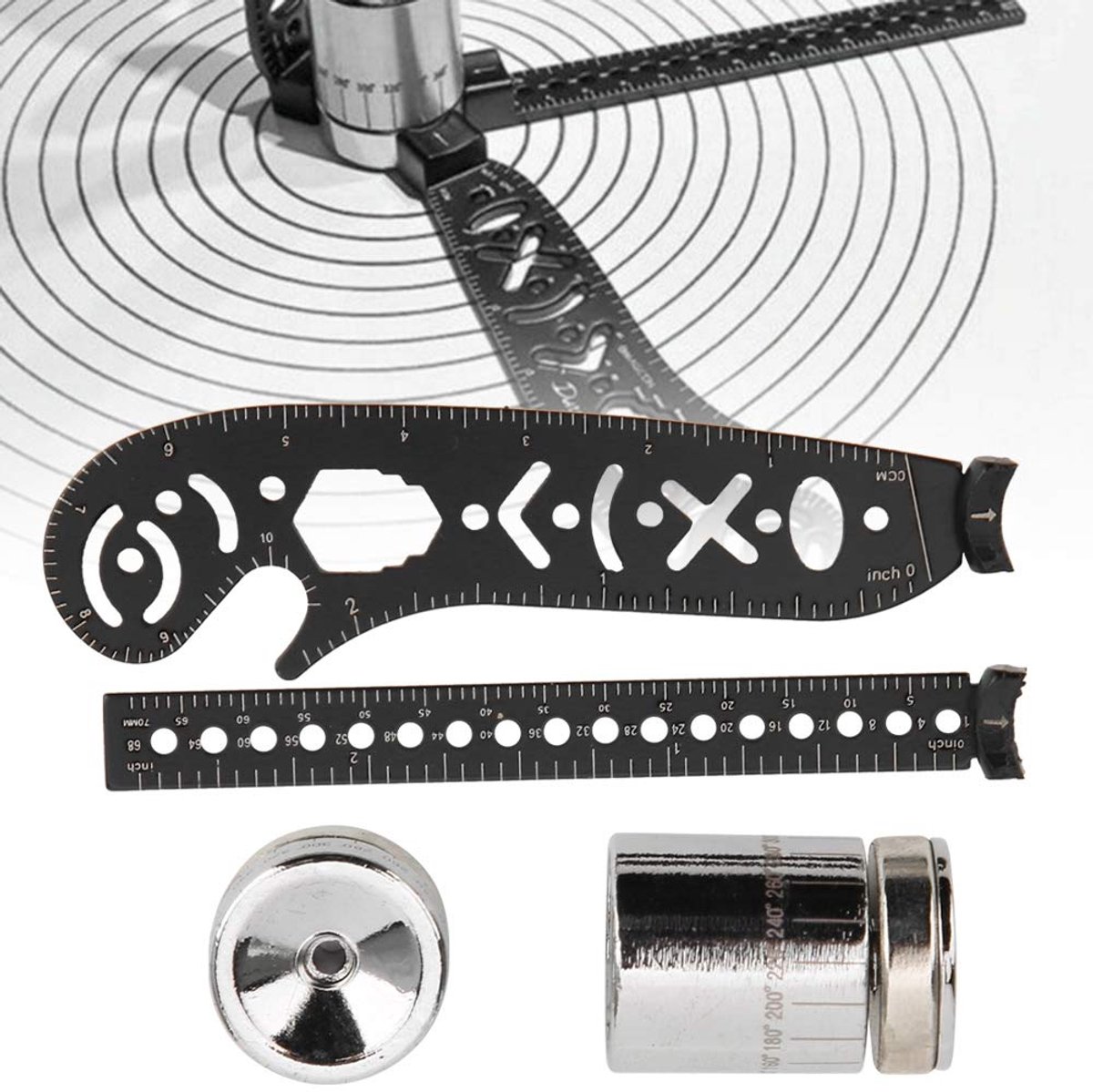 Tekentool - Multifunctioneel Hulpmiddel - Precies Tekenen - Geïntegreerde Sleutels - 17 mm