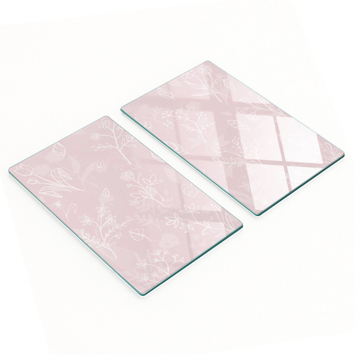 Multifunctionele decoratieve bloemenplanken van gehard staal voor de keuken, 2x30x52 cm