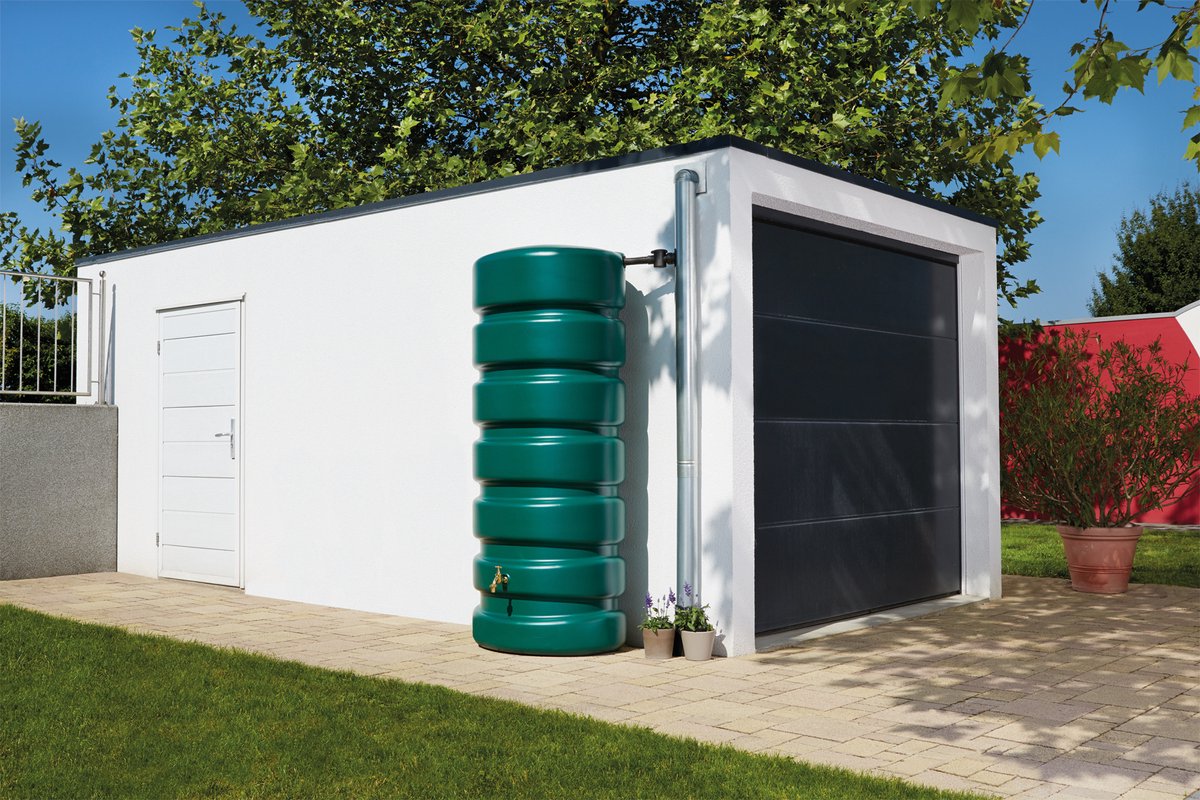 Garantia Classico Tuinreservoir 650 liter donkergroen