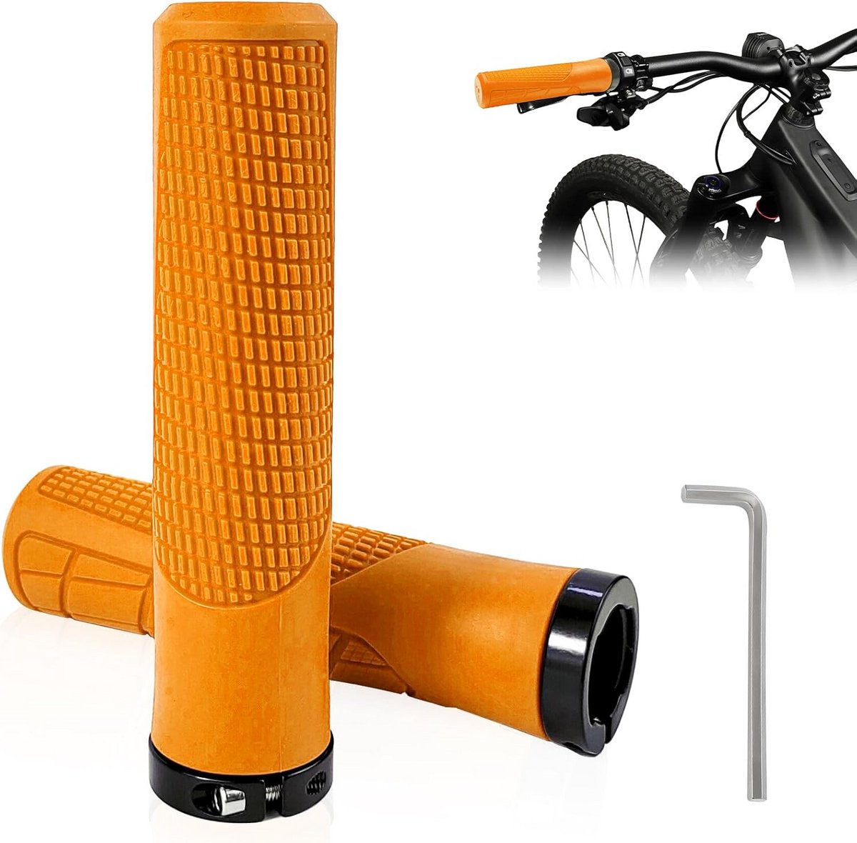 Ergonomische Fietshandgrepen Universeel voor Mountainbike Stadsfiets en Scooter