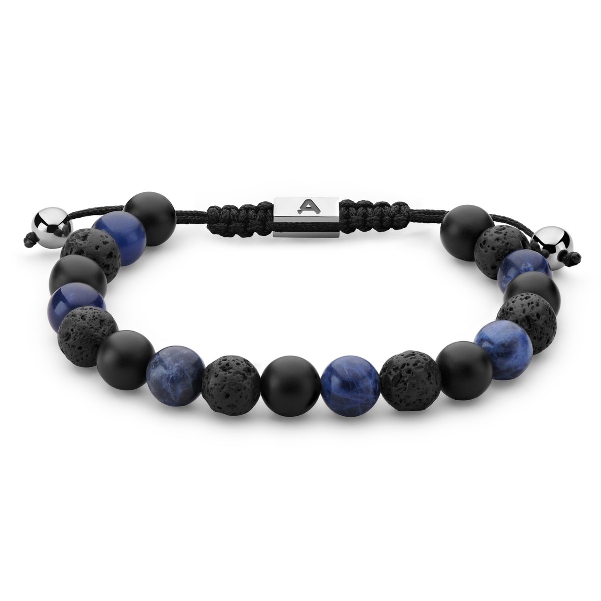 Sanatio 8 mm armabdn van Lavasteen, Sodaliet en Onyx