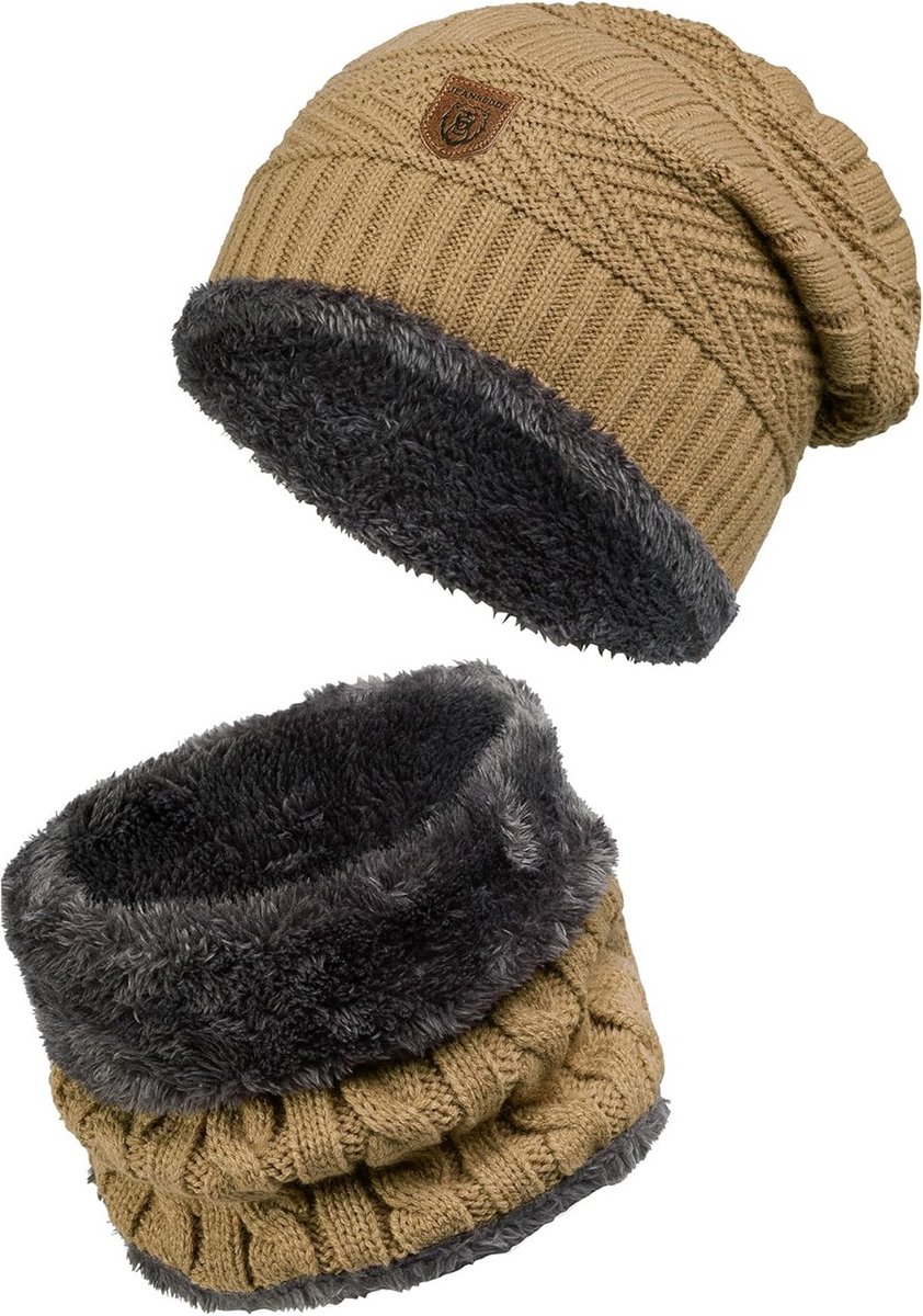 Set Wintermuts en Sjaal voor Heren