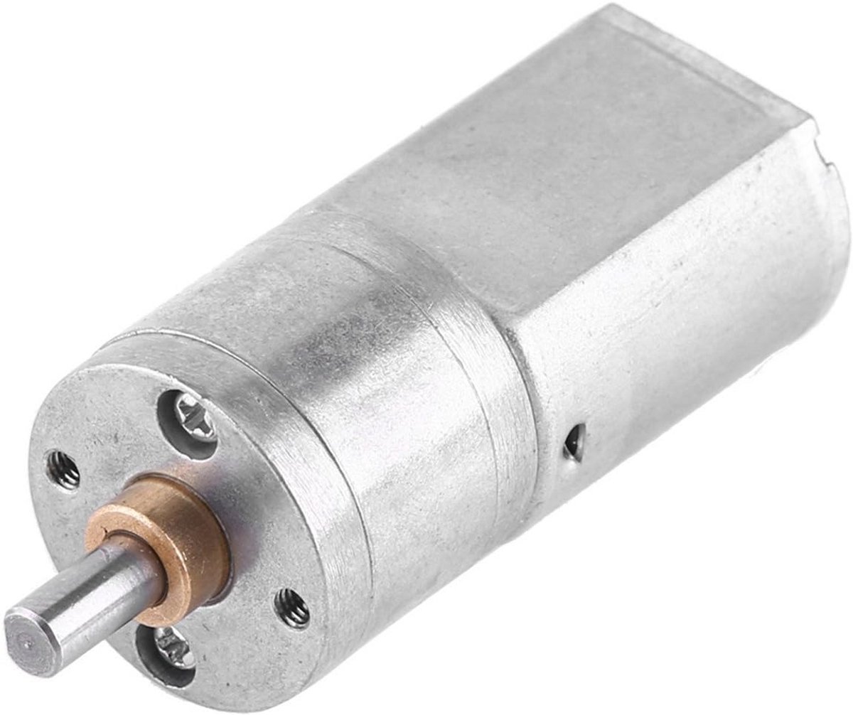 DC 12V Hoog Koppel Tandwielmotor met Centrale As voor RC Auto Robot Modelbouw
