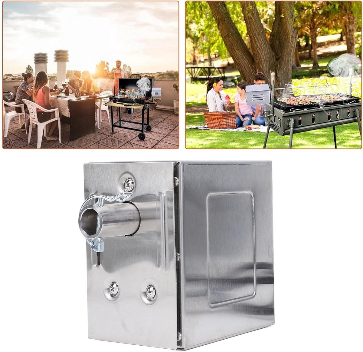 Krachtige BBQ Rotisserie Motor 45W Roostermotor voor Lam en Kip