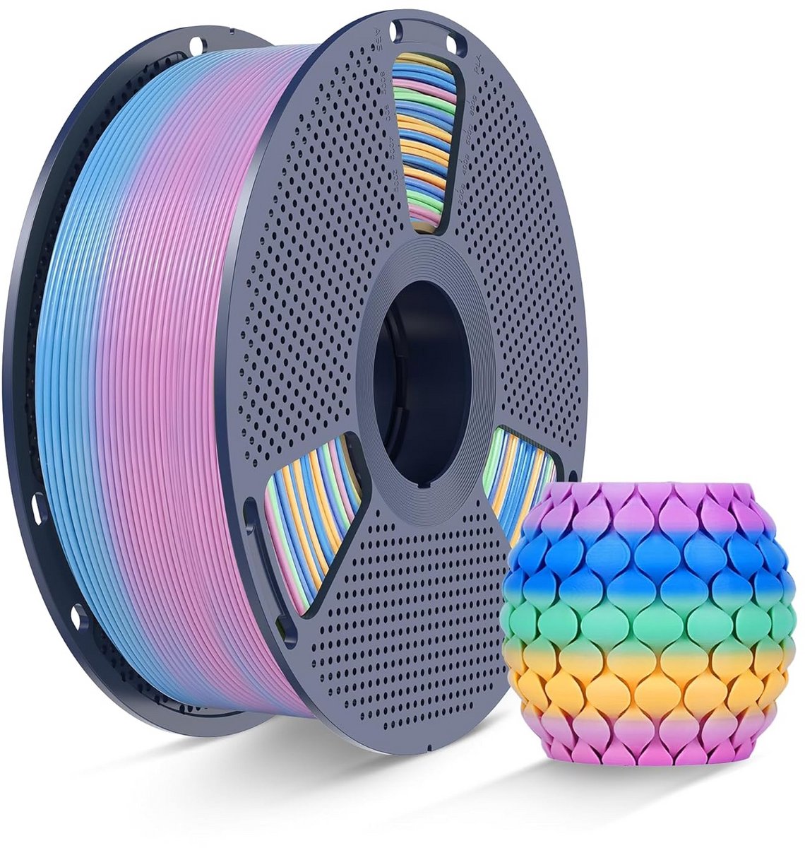 PLA 3D Printer Filament 1,75 mm Regenboog Kleurverloop 1KG