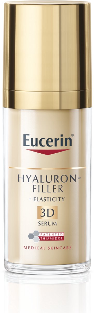 Bol.com Eucerin Hyaluron-Filler + Elasticity 3D Serum Gezicht - Anti-Aging Gezichtsserum - SPF30 - Anti-Rimpel - Anti-Age Skinca... aanbieding