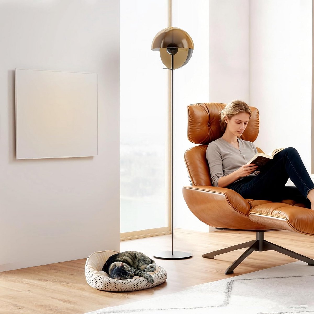 Infraroodpaneel Verwarming met Thermostaat en Weektimer voor Wandmontage