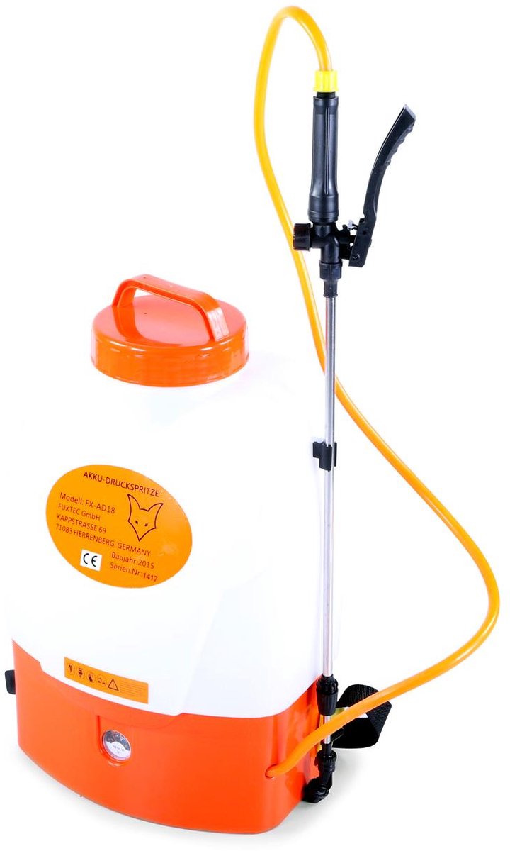 Bol.com Elektrische rugspuit - FUXTEC FX-AD18 - 18 liter aanbieding