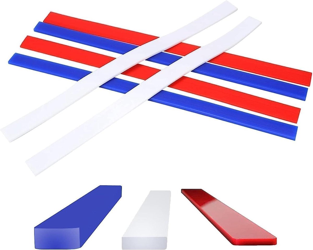 Deegroller Gidsen - Siliconen Deeg Dikte Rails - Deeg Strips Voor Keuken en Restaurant