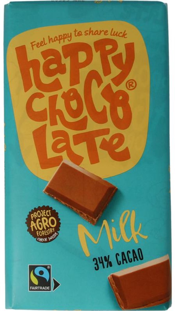 Happy Chocolate Milk biologisch 200 gram