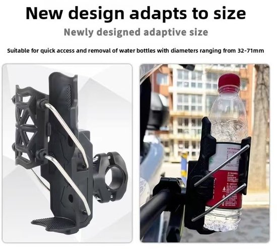 3 stuks - Fietsbekerhouder - Zwart - Wit - Groen - Drinkfleshouder - Bidonhouder -Bidonhouder fiets - Universele bekerhouder - Mountainbikes - Fiets - Universele Bidonhouders Fiets — afbeelding 5