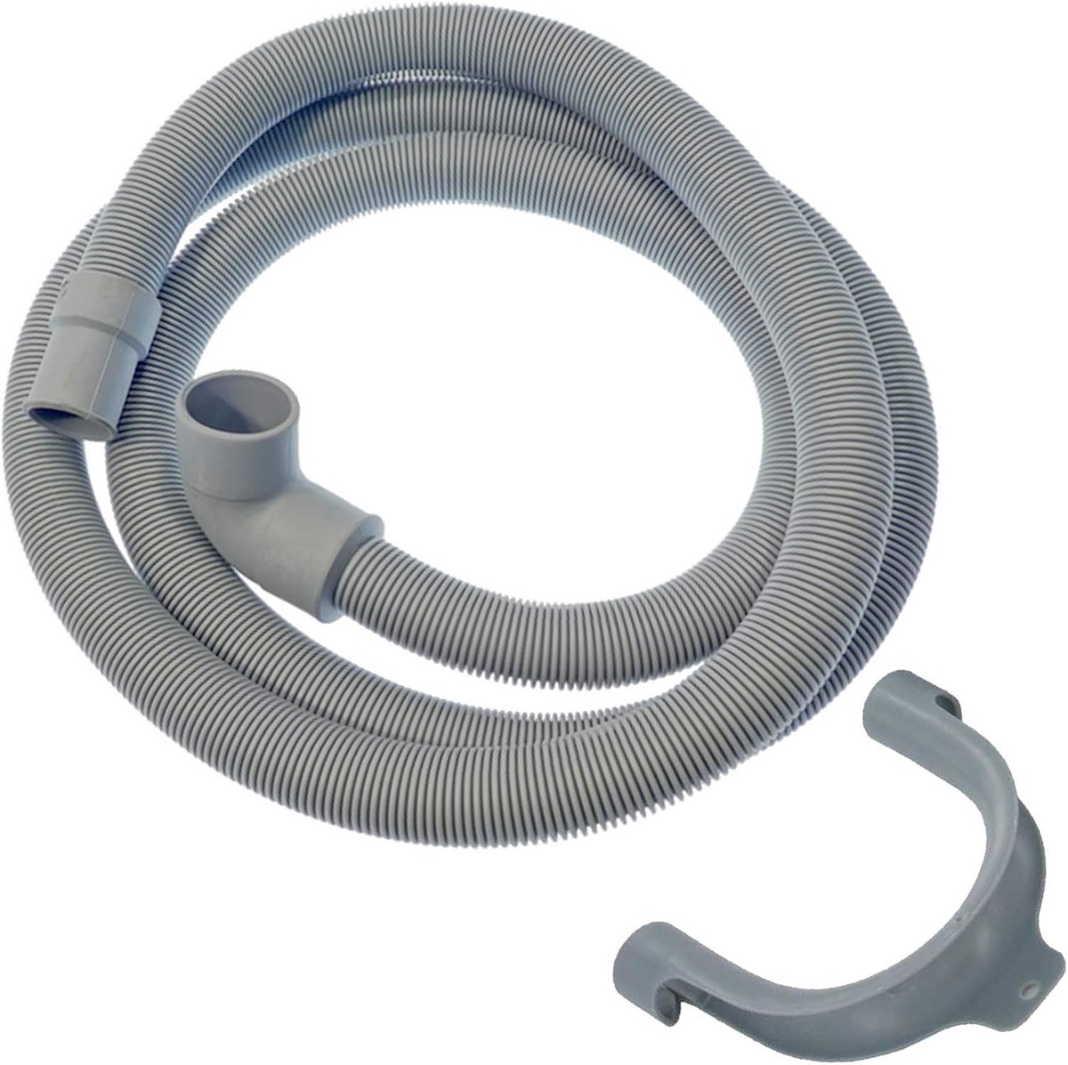 Universele Afvoerslang Wasmachine of Vaatwasser 2 Meter met Diverse Koppelingen