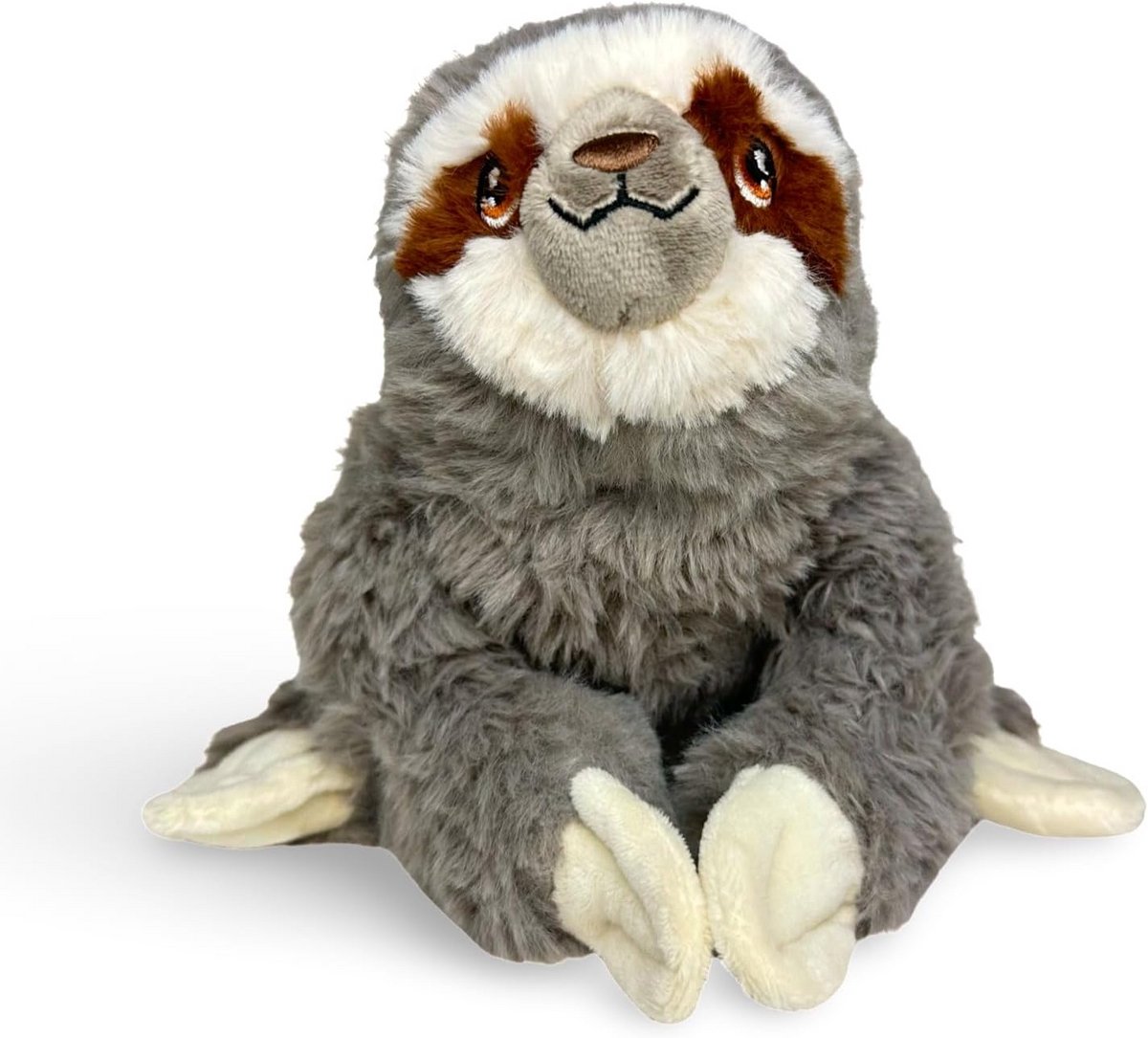 Knuffeldier Luiaard Pluche Zacht 100% Gerecycled Materiaal