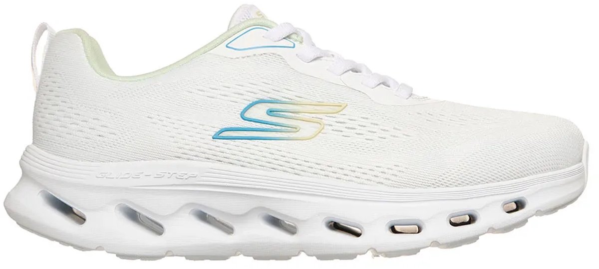 White Textile / Blue Trim