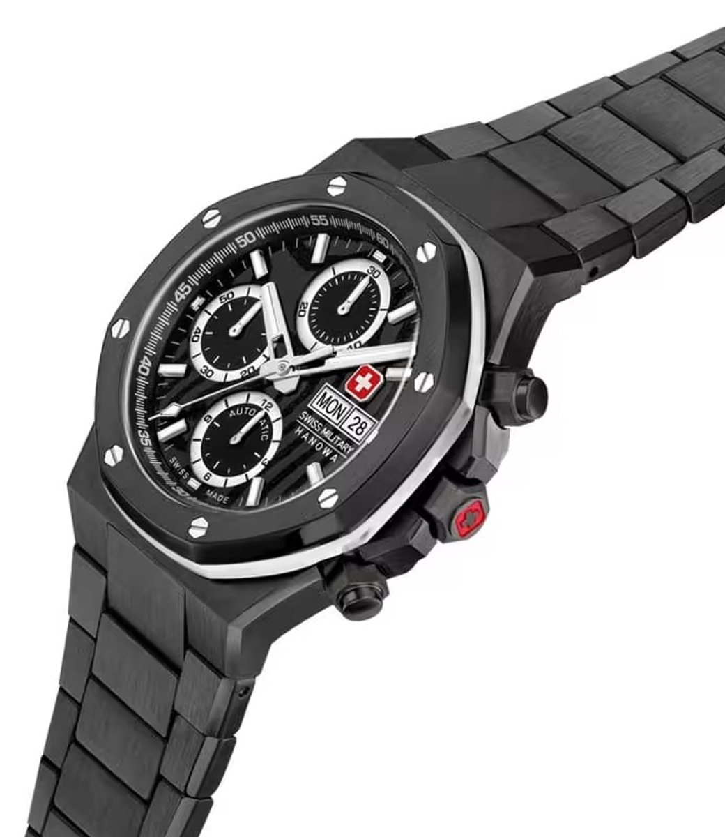 SWISS MILITARY HANOWA DAMASK LEGENDS IRONBLACK LIMITED EDITION 100pcs SMWGL0007030