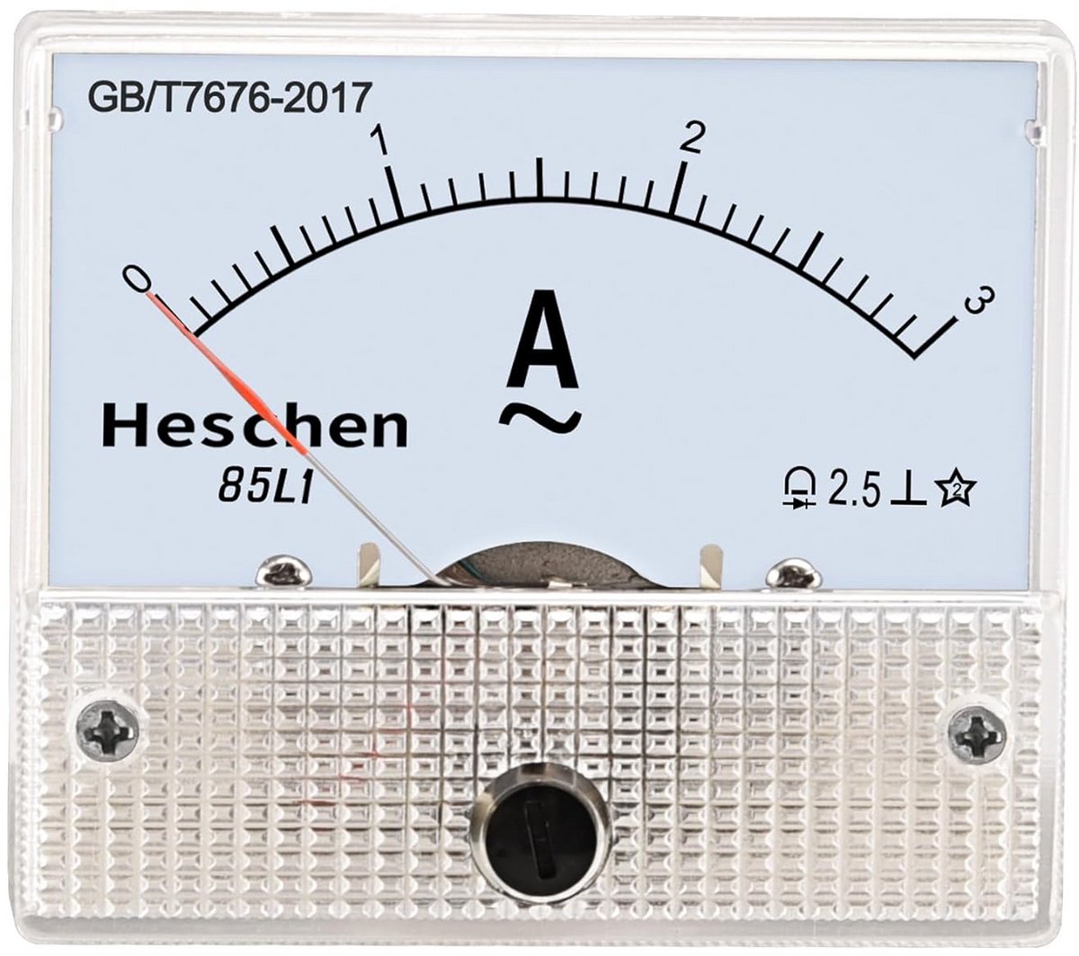 Wandpaneel Ampèremeter AC 0-3A - Nauwkeurige Stroommeter voor Paneelmontage