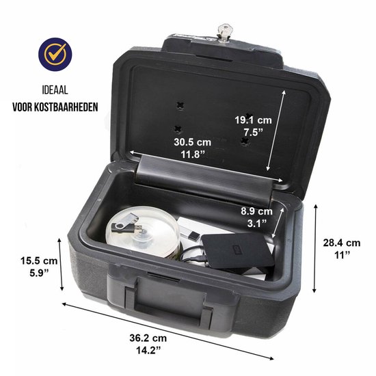Coffre-fort pour documents Masterlock L1200 - résistant au feu