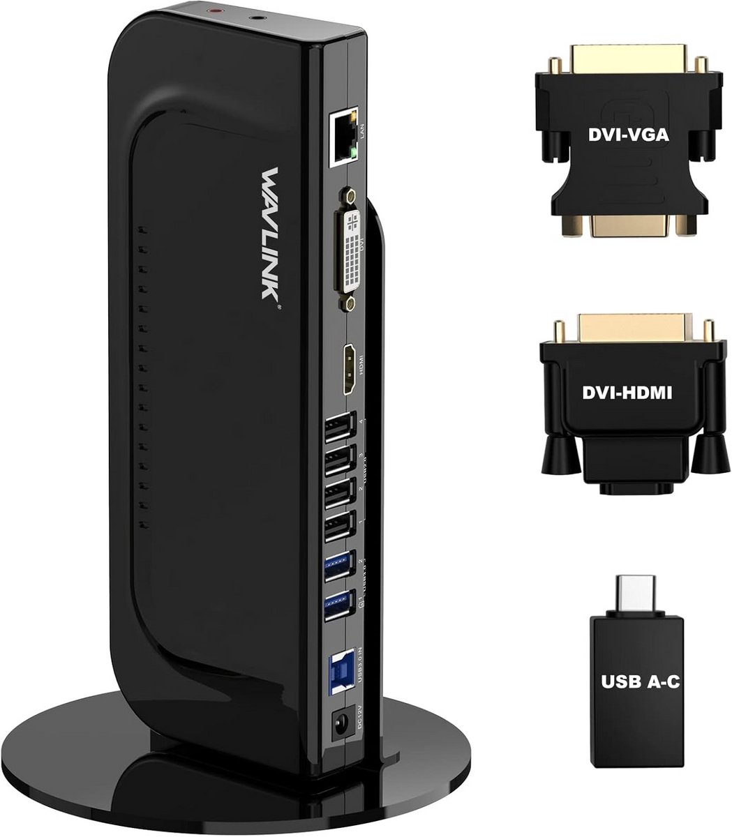 Universeel 13-in-1 USB-C Dockingstation voor Dubbele Monitor Ondersteuning