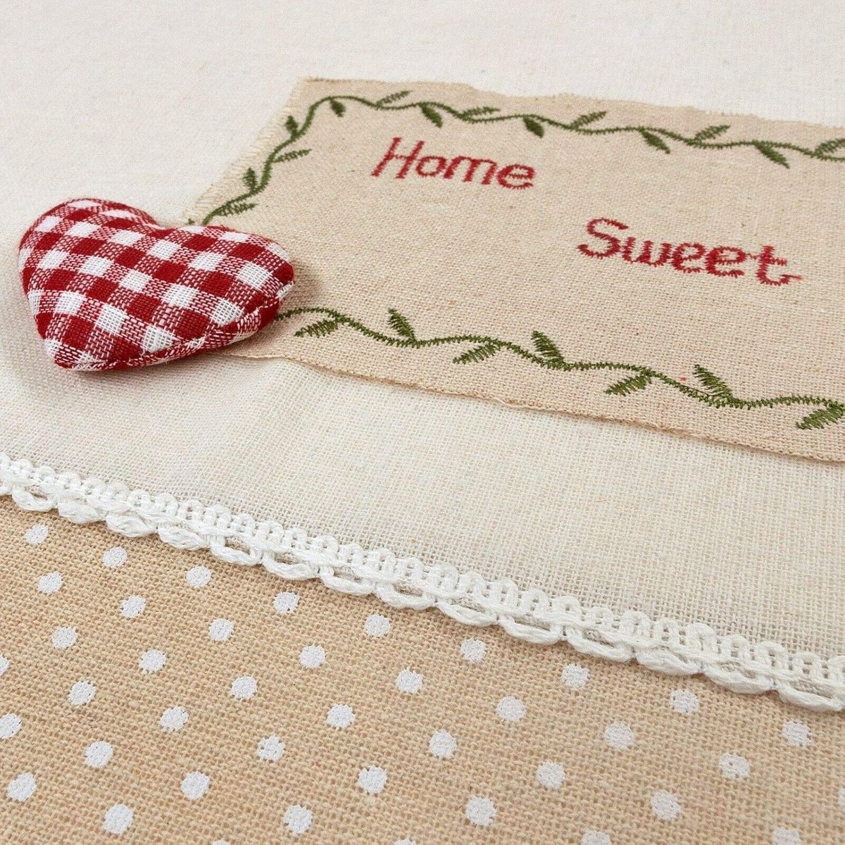 Tafelkleed Vierkant Shabby Chic Stijl 85x85 cm - Katoenlook Polyester