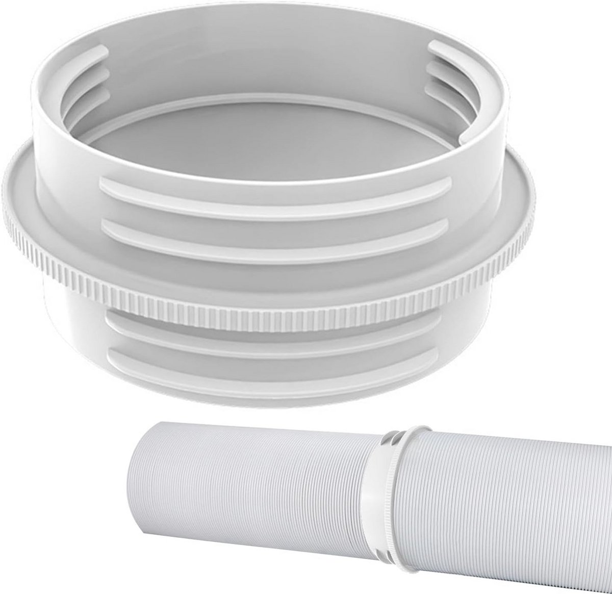Adapter voor Airco Afvoerslang - Koppeling 15 cm voor Mobiele Airco Uitlaatslang