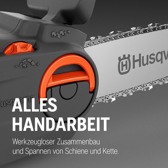 Tronçonneuse sans fil Husqvarna Aspire C15X-P4A, alimentée par batterie, lithium-ion, 18 V, vitesse de coupe élevée (avec batterie et chargeur)