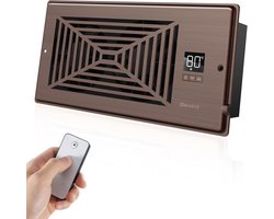 Stil Ventilatiesysteem met Thermostaat en Afstandsbediening voor Vloer- en Muuropeningen