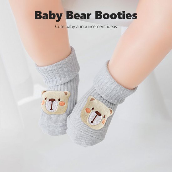 Set voor Zwangerschapsaankondiging: Romper, Babyslofjes, Fotolijst en Houten Teken van Merkloos — afbeelding 5