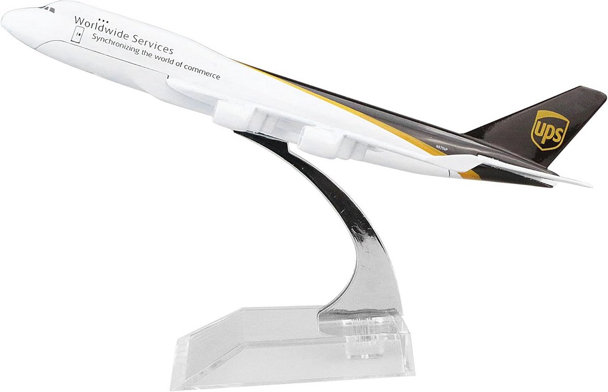 Gedetailleerd Diecast Vliegtuig Model Schaal 1:400 - Boeing 747 Vliegtuig voor Decoratie en Cadeau