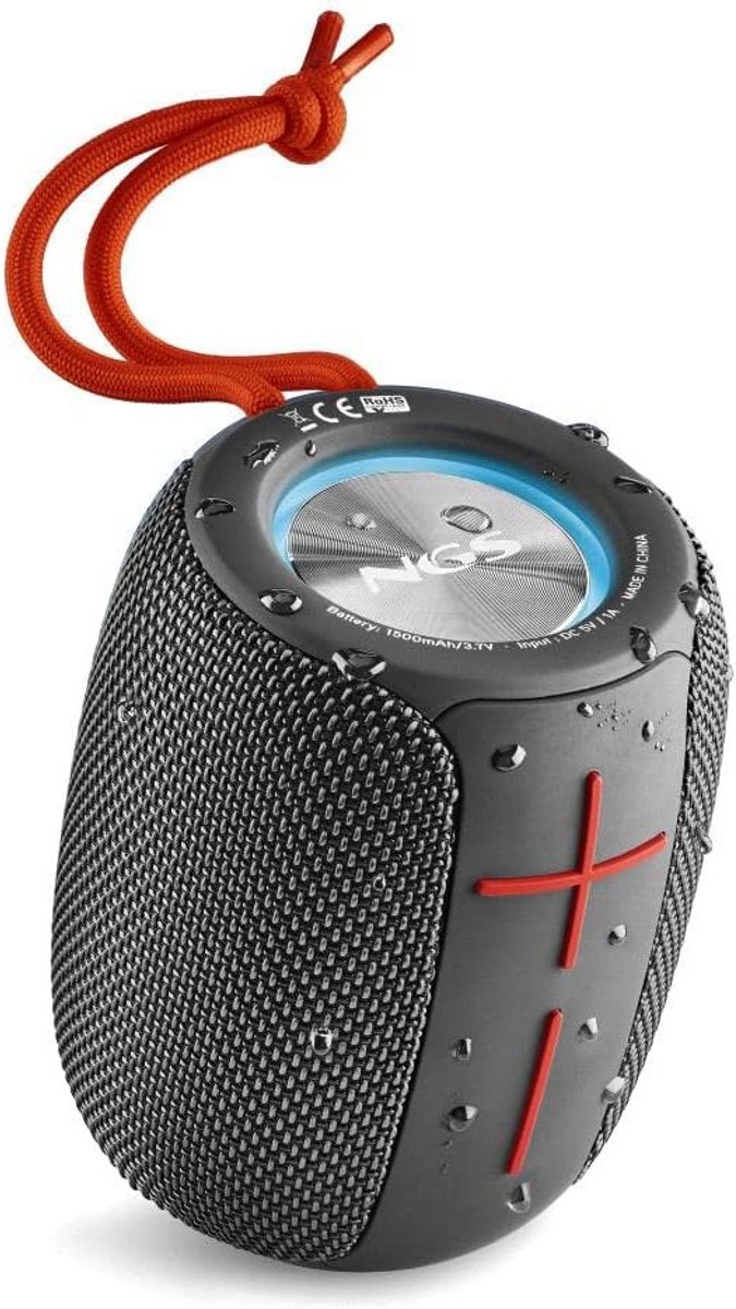 Draadloze Waterbestendige Bluetooth Speaker met RGB-Verlichting en Microfoon
