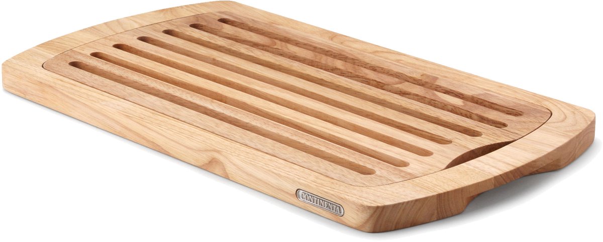 Continenta Brood Snijplank - Rubberwood - 45cm