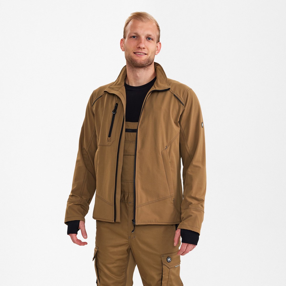 Engel X-treme werkjack met 4-weg stretch 1366-317 - Toffee Brown - XS