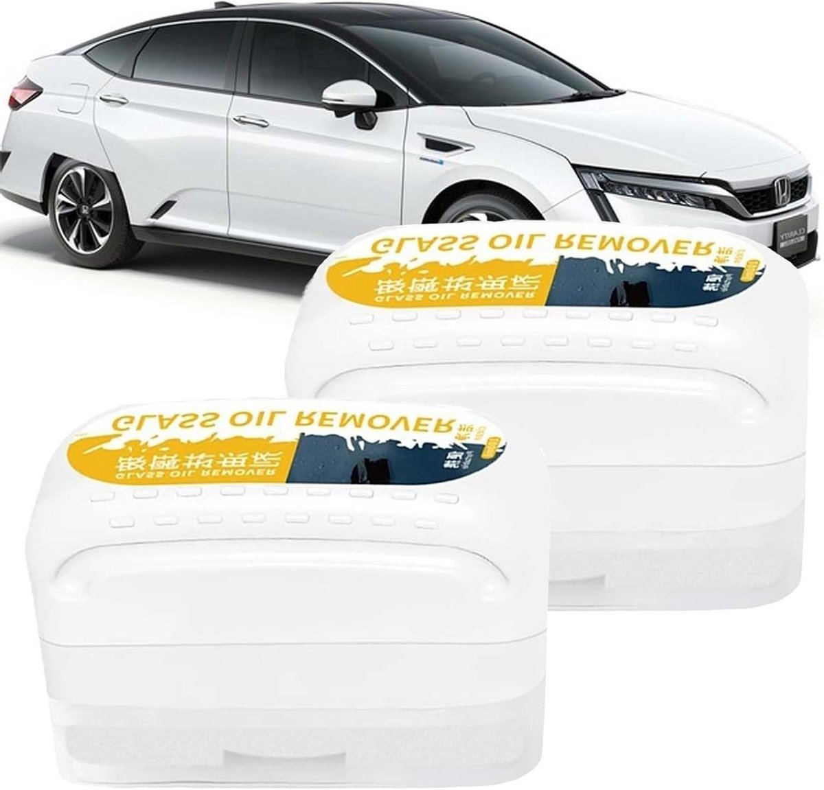 Multifunctionele auto-oliefilm reinigingsborstel - glas, ruiten, voorruit, oliefilm verwijderaar