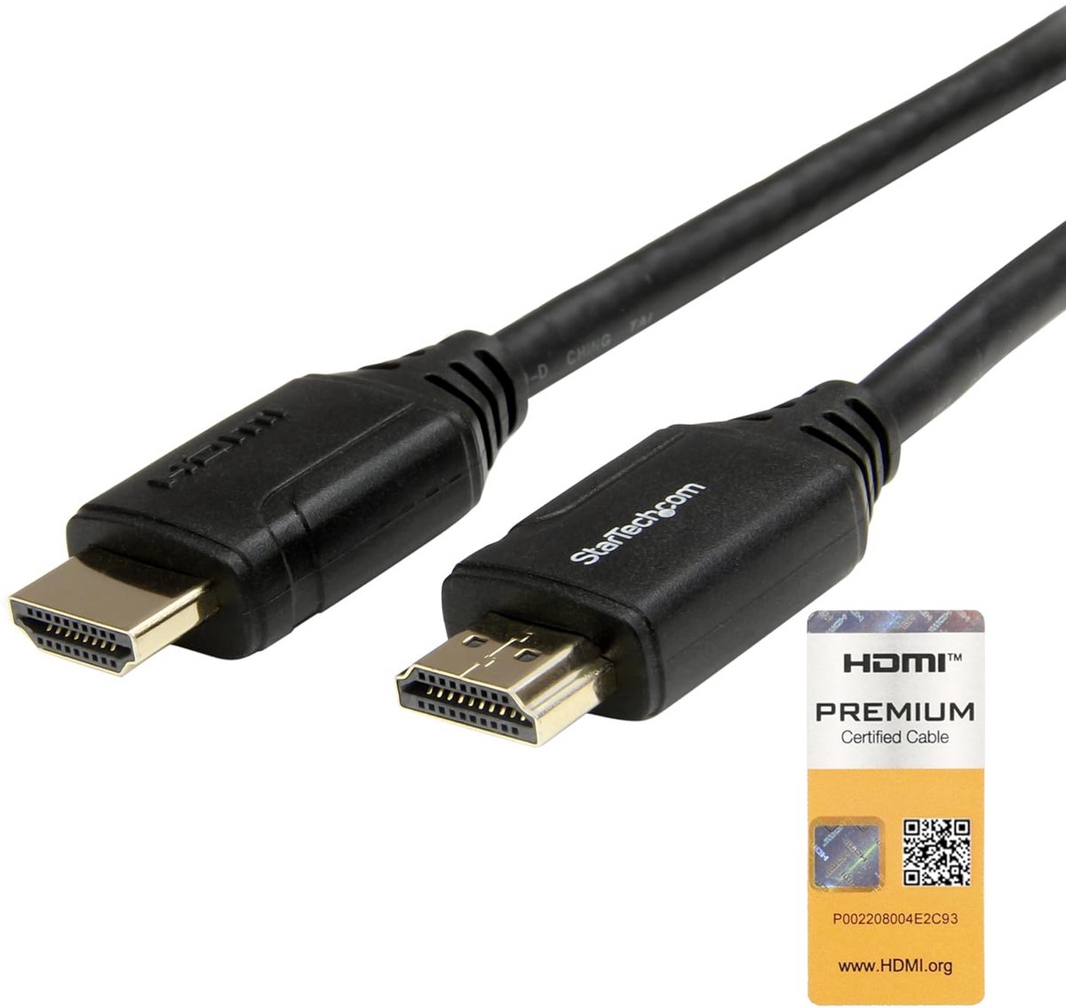 Premium High Speed HDMI Kabel 0,5m met Ethernet - Ondersteunt 4K 60Hz en HDR