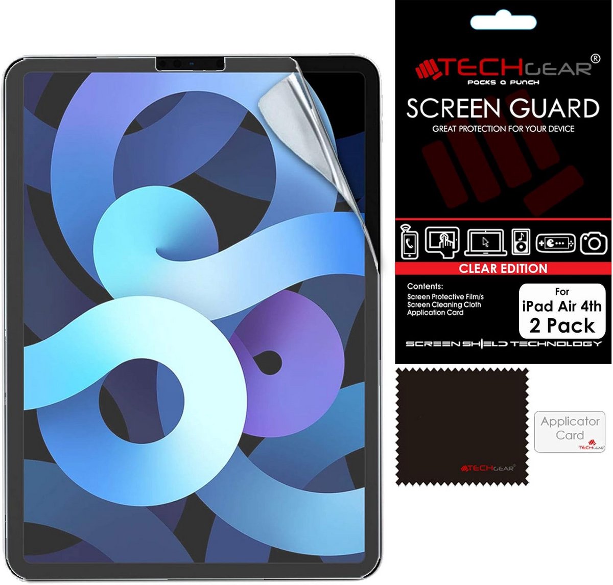 2x Screenprotector voor iPad Air 4 (2020) 10.9 inch - Ultra Helder & Krasbestendig