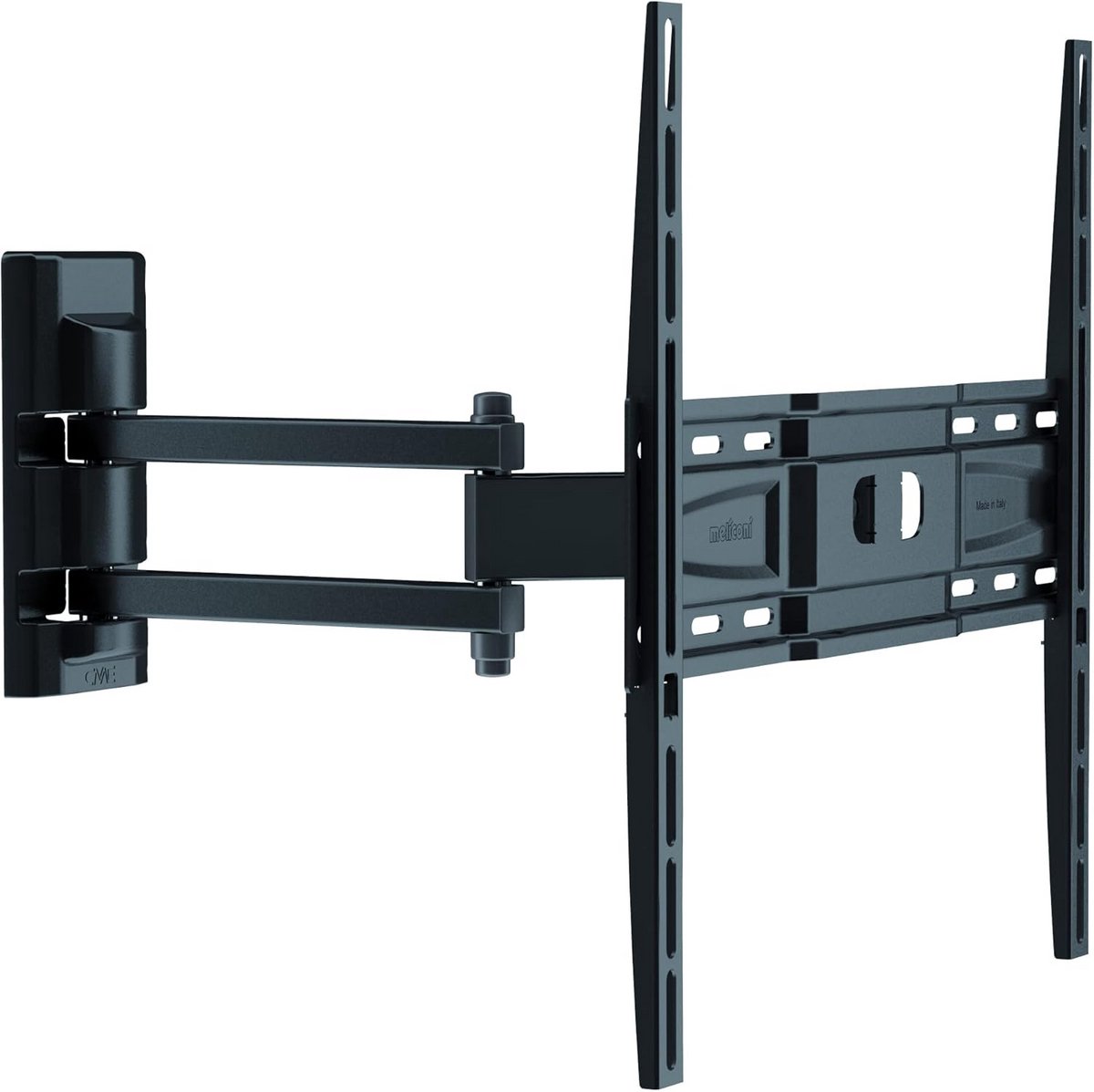 Wandsteun TV Dubbele Arm Kantelbaar voor 40-55 Inch Scherm