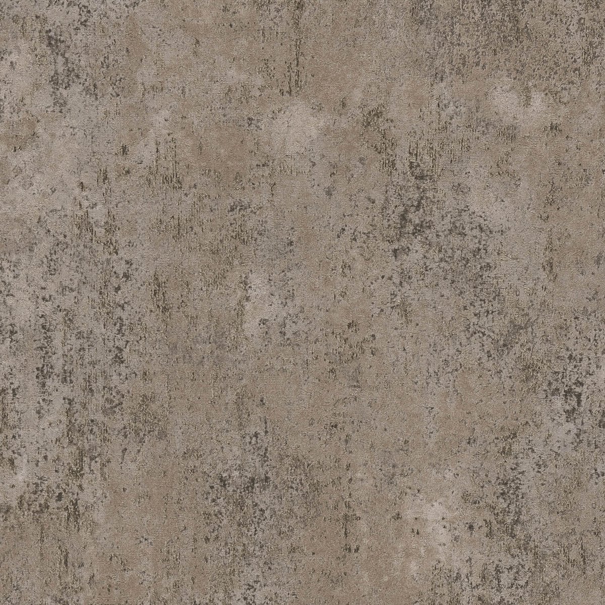 Pleister-look behang Profhome 786295-GU vliesbehang hardvinyl warmdruk in reliëf gestructureerd met metalen accenten glinsterend bruin beigegrijs antraciet 5,33 m2