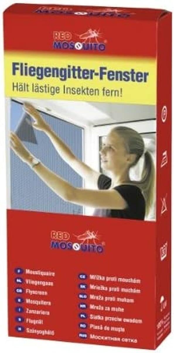 Vliegenhor voor raam 130 x 150 cm - Insectenhor met klittenband montage