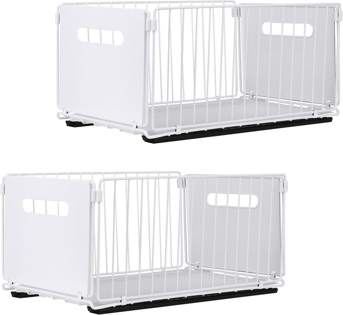Uitschuifbare Opbergplanken voor Keukenkast Onderzetters - Flexibel & Uittrekbaar (2 Stuks)