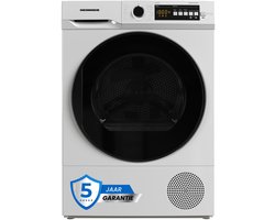 Heinner HHPD-V10T2KA++ Warmtepompdroger 10 kg – 15 Droogprogramma’s – Digitaal Display – Anti-kreukfunctie – Omkeerbare Deur – Kinderslot – Wit – 5 Jaar Garantie