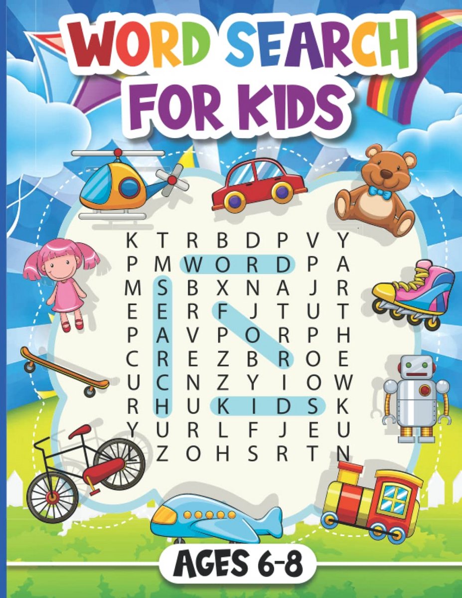 Word Search for Kids Ages 6-8: 101 Word Search Puzzles to Help Educate Your Child With Spelling and Word Association