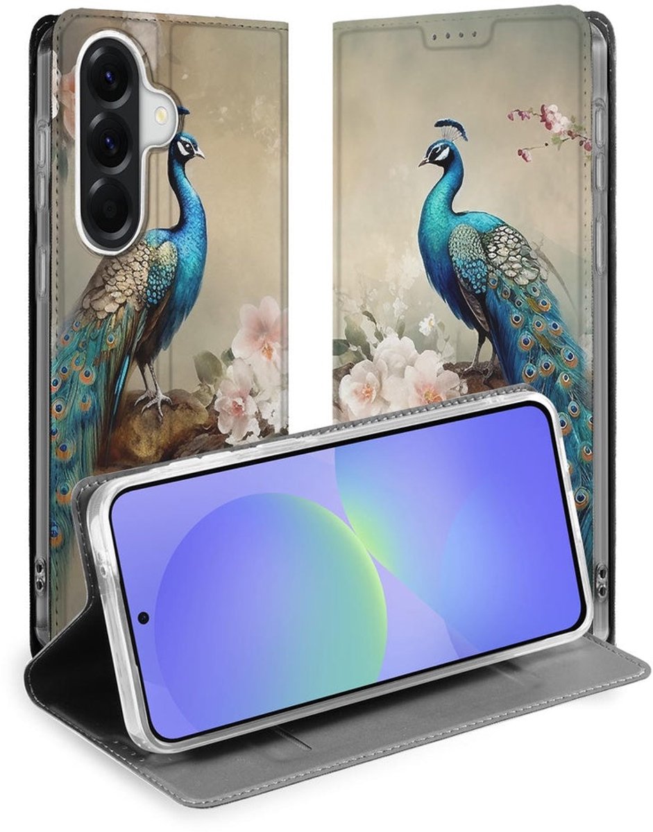 Samsung Galaxy A37 Bookcase Vintage Pauwen
