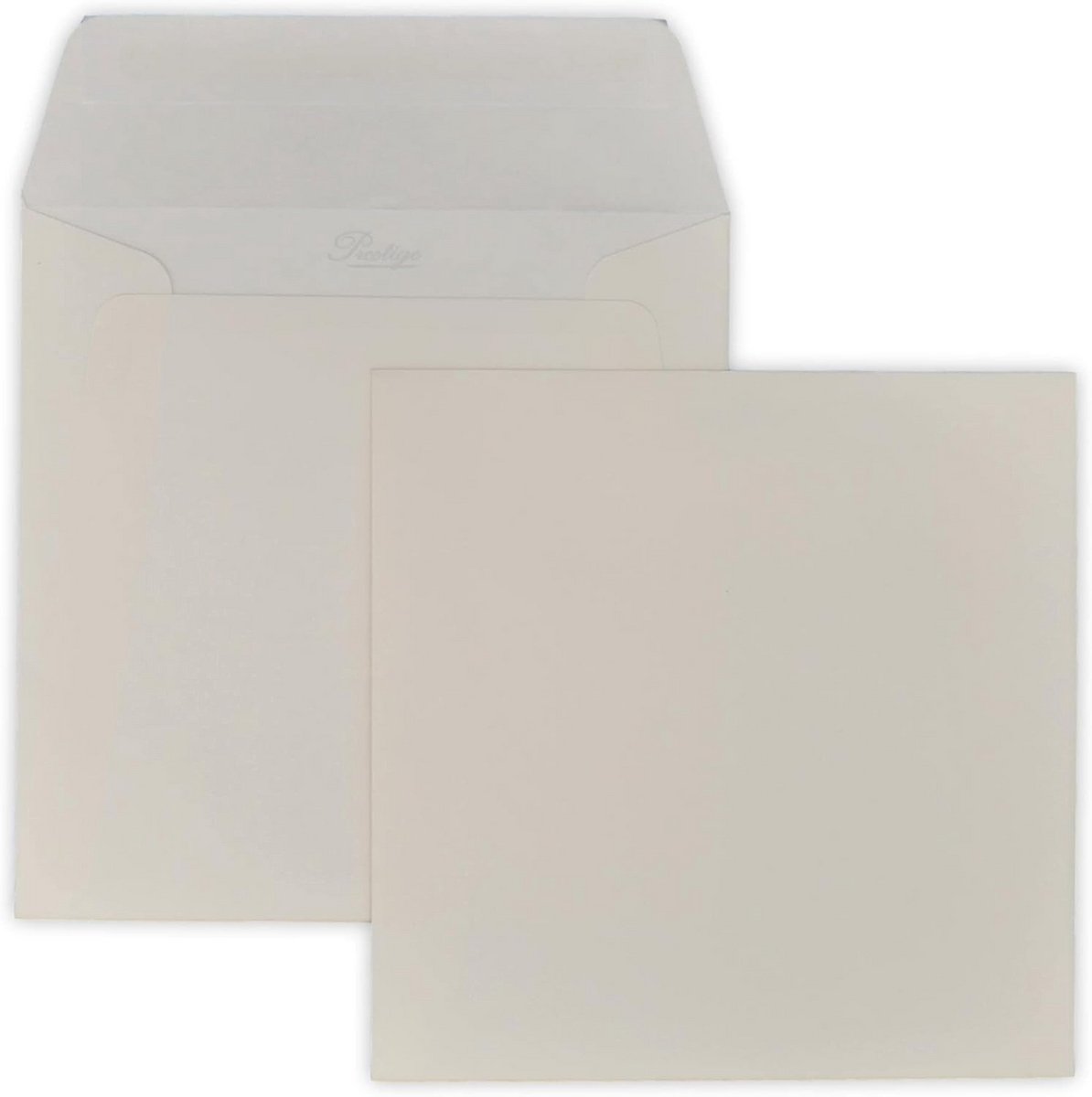 Luxe Ivoor Kleur Vierkante Enveloppen 165x165 mm voor Kaarten en Uitnodigingen