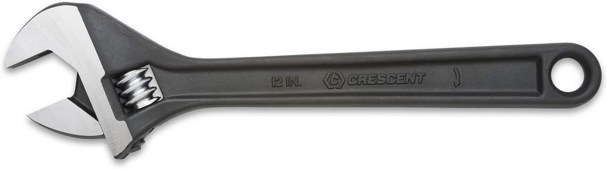 Verstelbare moersleutel 10 inch zwart roestbestendig staal