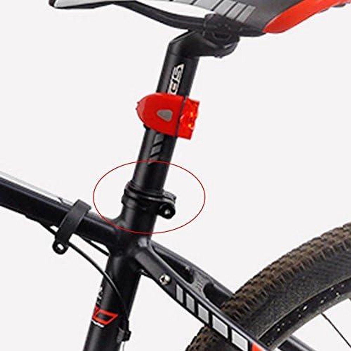 Zadelpenklem 34,9 mm voor mountainbike en racefietsen - Fietsaccessoires - Aluminiumlegering - Fietszadelpenblokkering.
